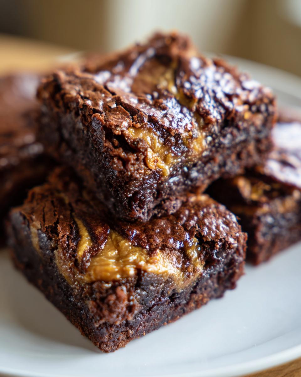 Apple Butter Swirl Brownies - detail 1