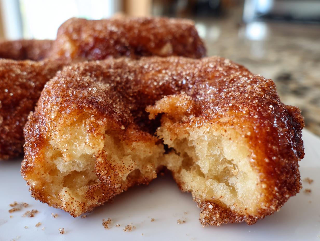 2 Perfect Apple Cider Donuts with Crunchy Cinnamon Coating 6 Apple Cider Donuts