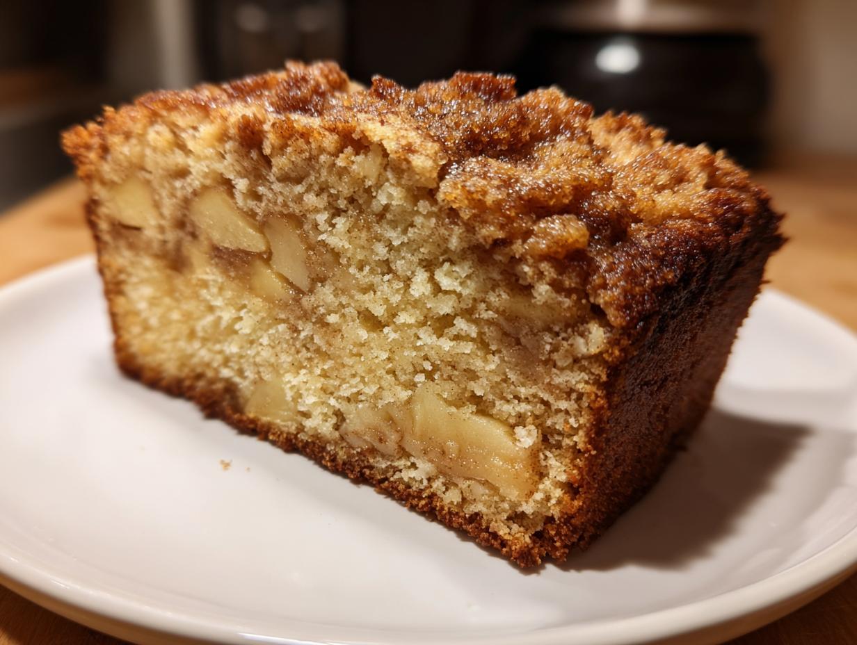 Apple Cinnamon Coffee Cake Loaf