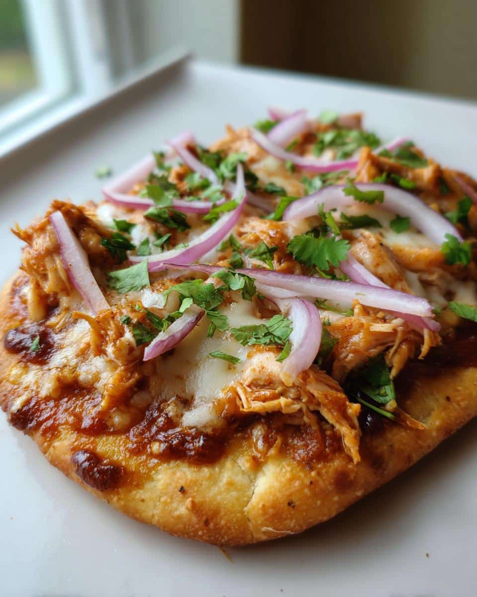 BBQ Chicken Flatbread Pizza - detail 1