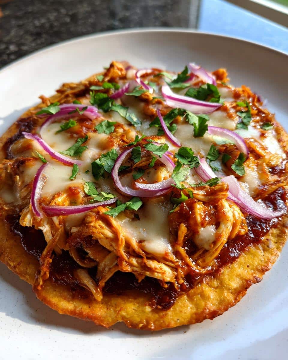 BBQ Chicken Flatbread Pizza - detail 2