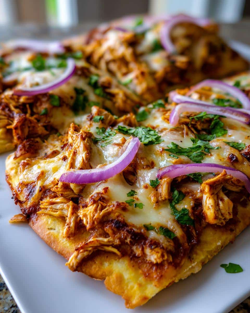 BBQ Chicken Flatbread Pizza - detail 3