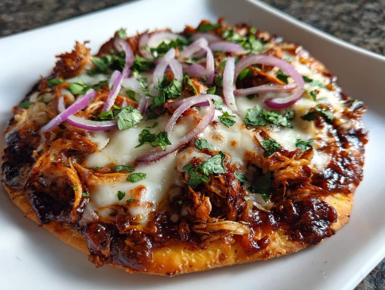 BBQ Chicken Flatbread Pizza