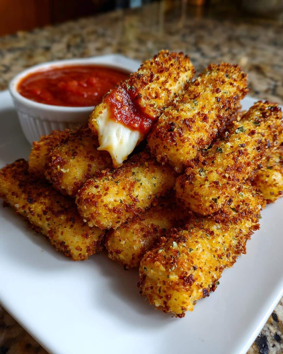 Baked Mozzarella Sticks - detail 1