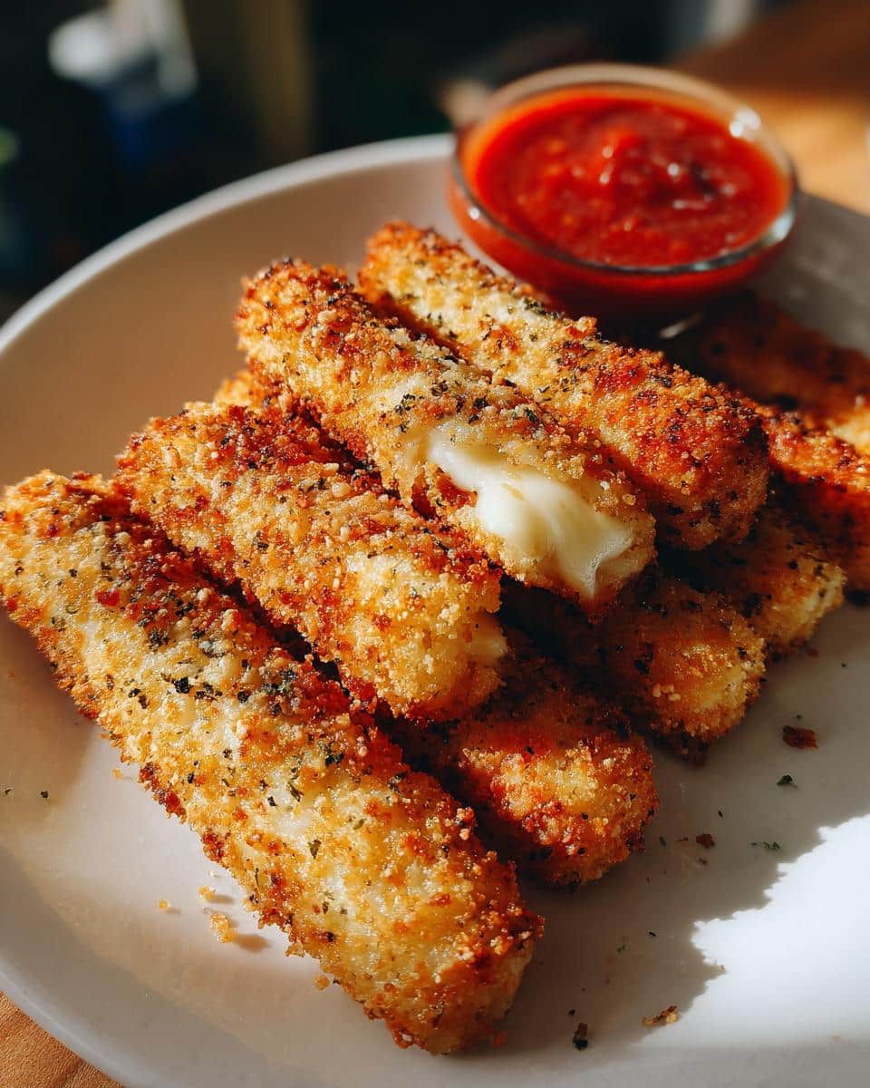 Baked Mozzarella Sticks - detail 2
