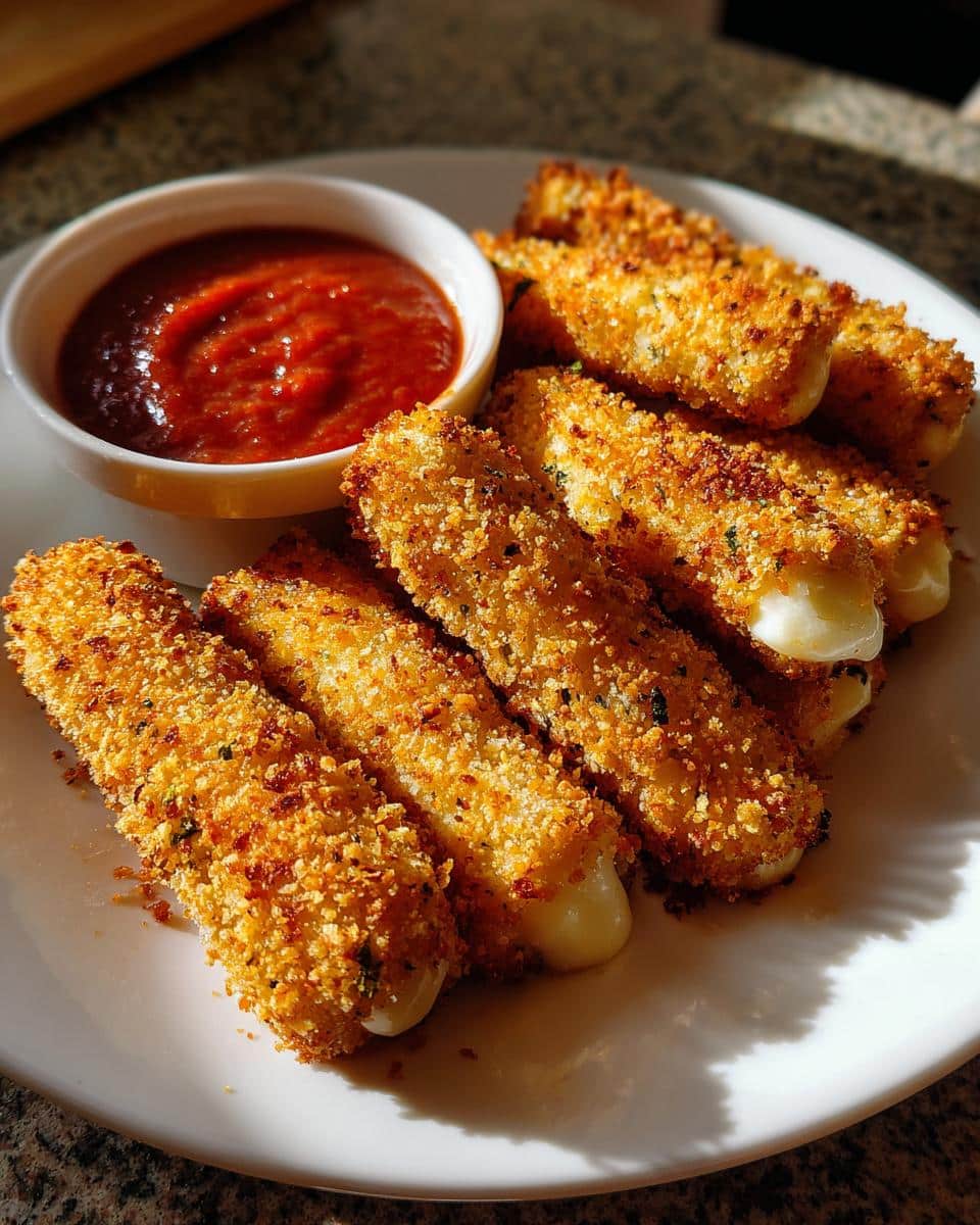 Baked Mozzarella Sticks - detail 3