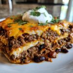 Beef and Bean Burrito Casserole