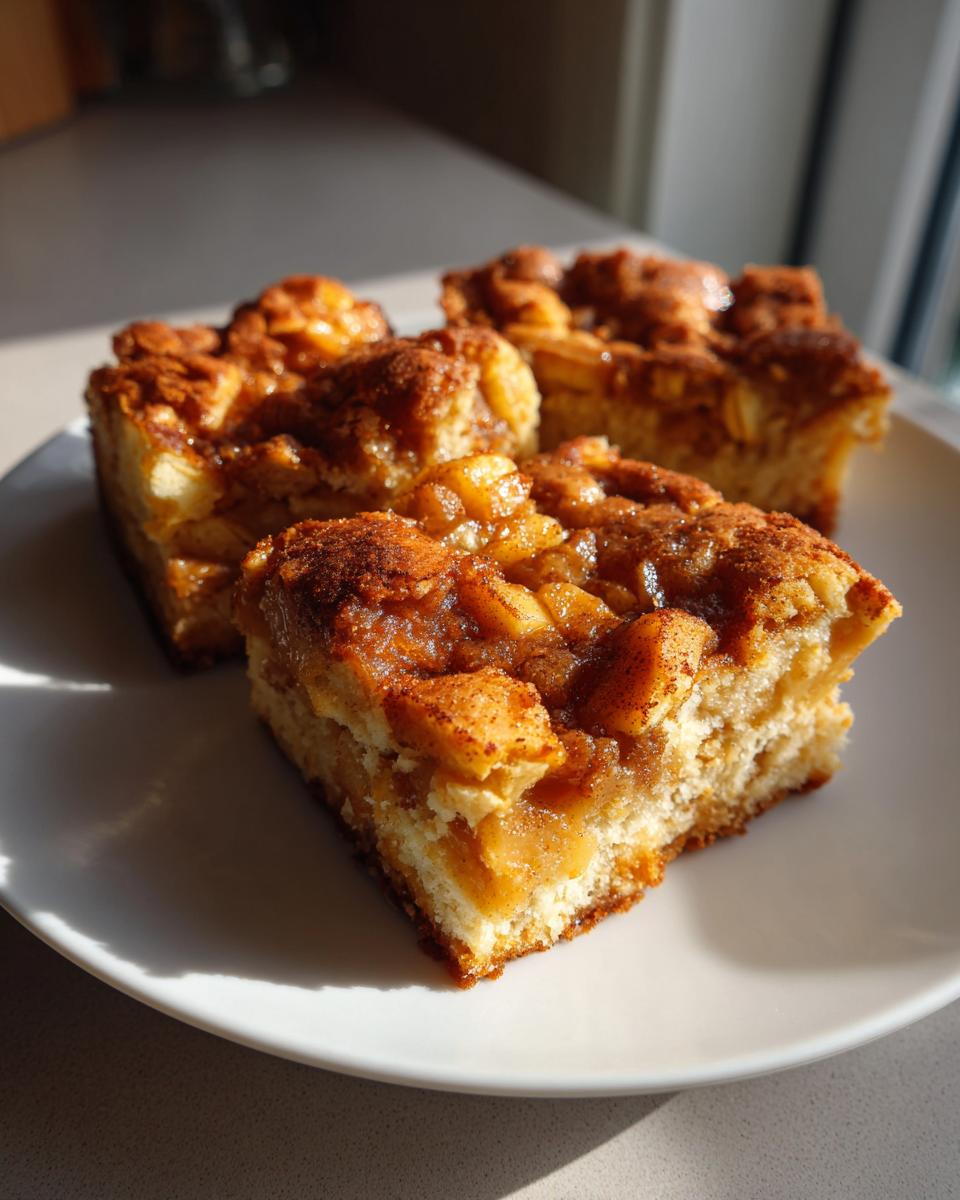 Brown Butter Apple Blondies - detail 1