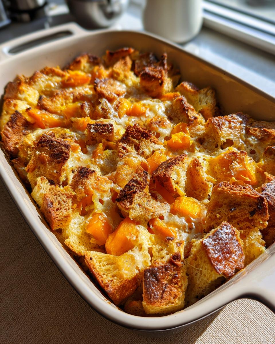 Butternut Squash Bread Pudding - detail 2