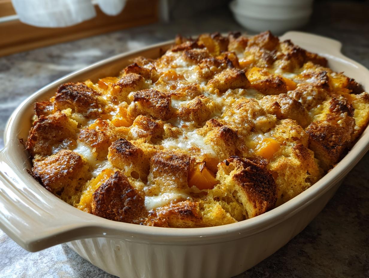 Butternut Squash Bread Pudding