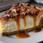 Caramel-Pecan Christmas Cheesecake