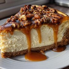 "Decadent Caramel-Pecan Christmas Cheesecake: A Festive 10-Step Masterpiece"