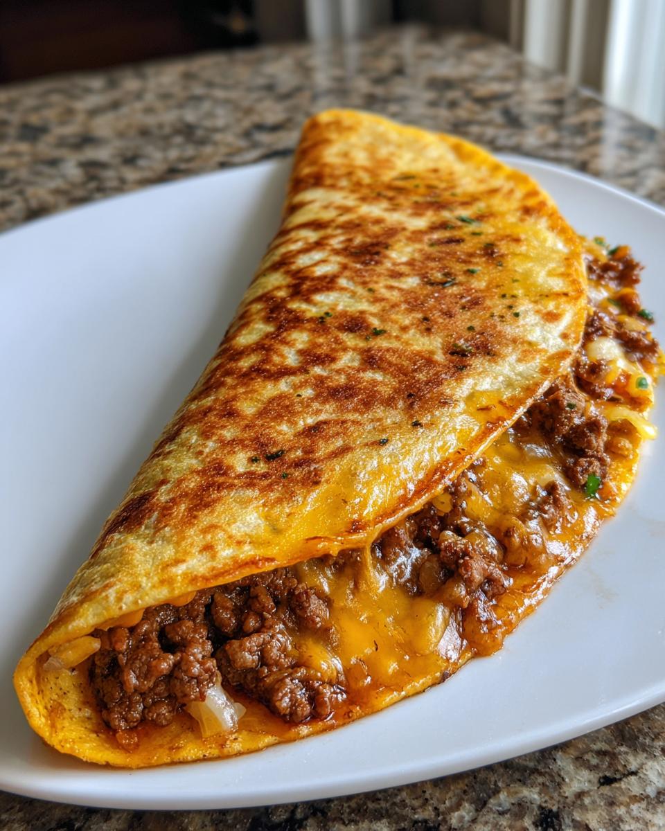 Cheeseburger Quesadilla: A 25-Minute Flavor Explosion 6 Cheeseburger Quesadilla - detail 1