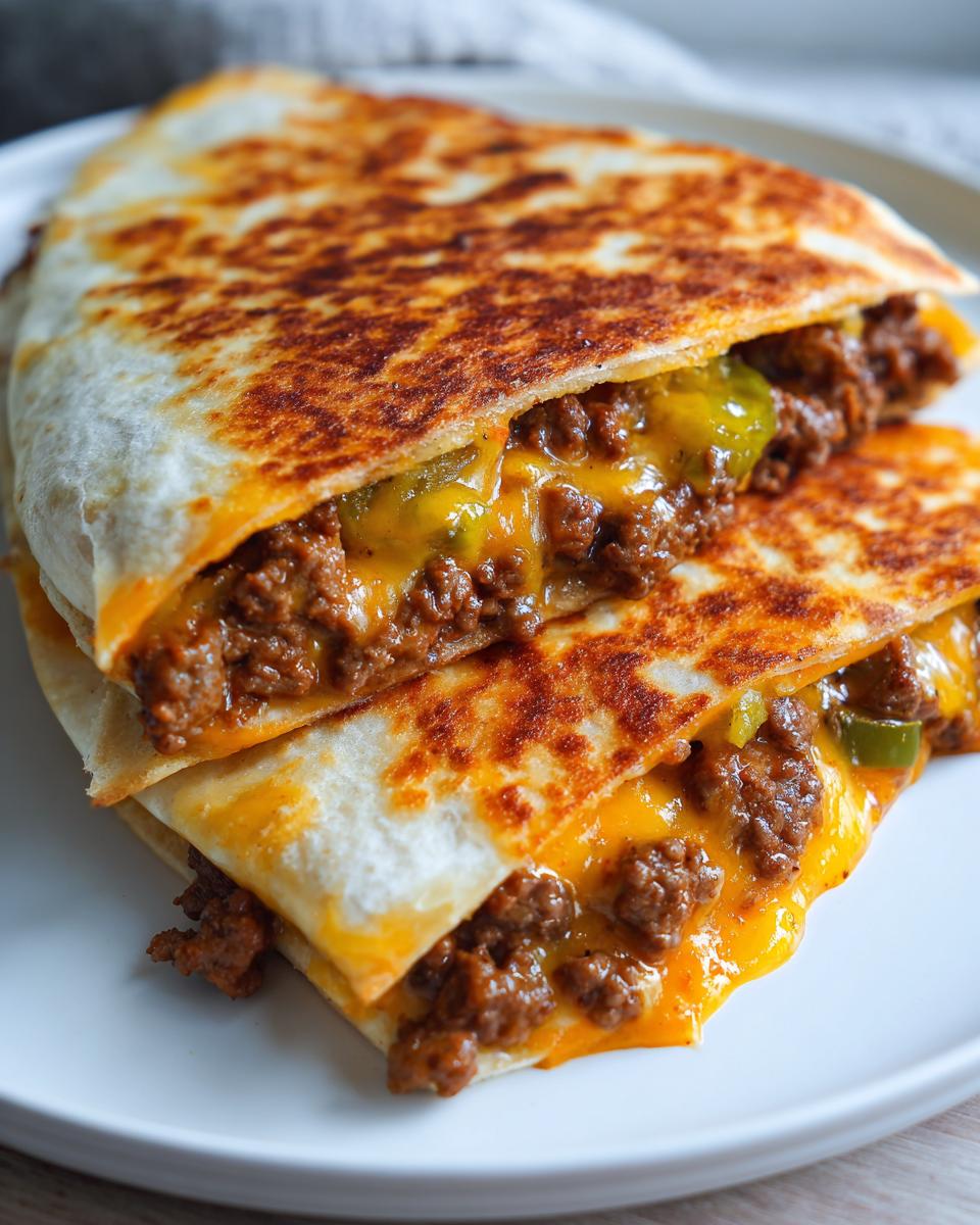 Cheeseburger Quesadilla: A 25-Minute Flavor Explosion 8 Cheeseburger Quesadilla - detail 3