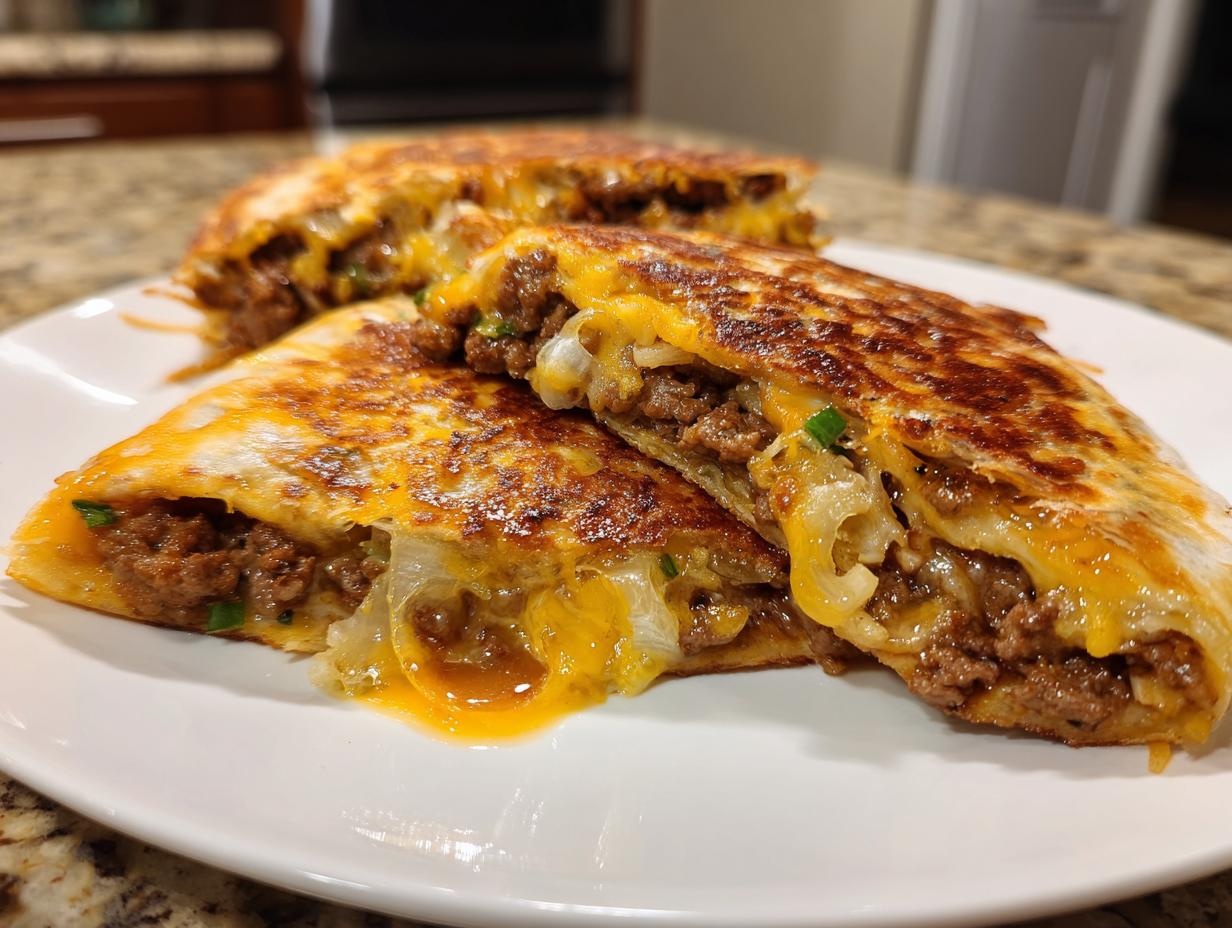 Cheeseburger Quesadilla: A 25-Minute Flavor Explosion 5 Cheeseburger Quesadilla