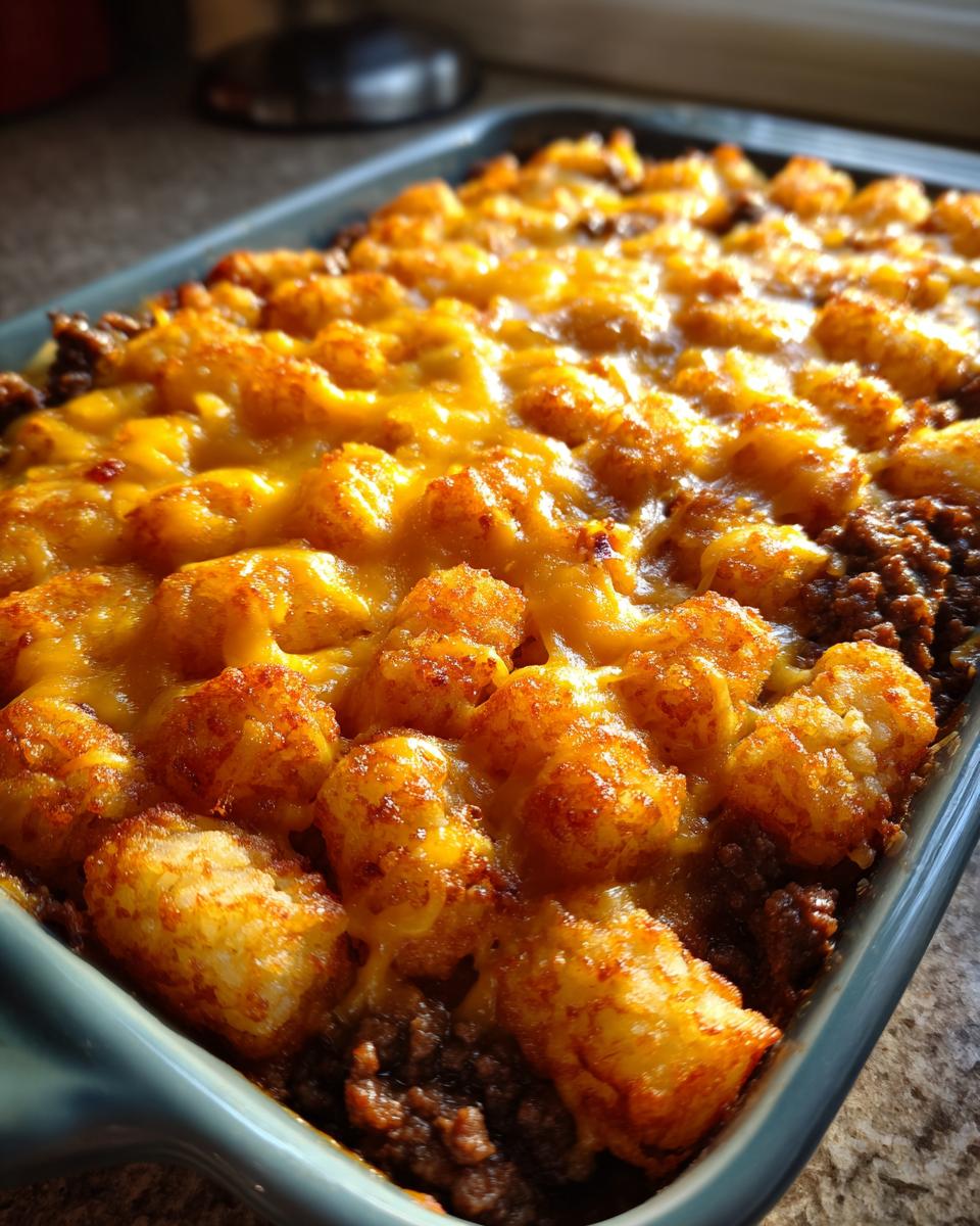 Cheeseburger Tater Tot Casserole - detail 1