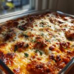 Cheesy Baked Gnocchi with Meat Sauce