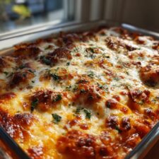 Irresistible Cheesy Baked Gnocchi with Meat Sauce in 40 Minutes