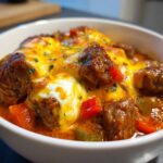 Cheesy Beef Goulash