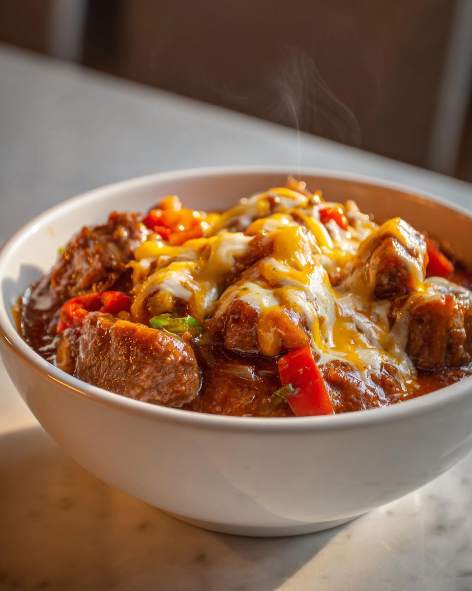 Cheesy Beef Goulash - detail 2