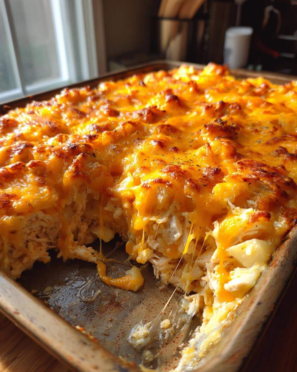 Cheesy Chicken Potato Bake - detail 2