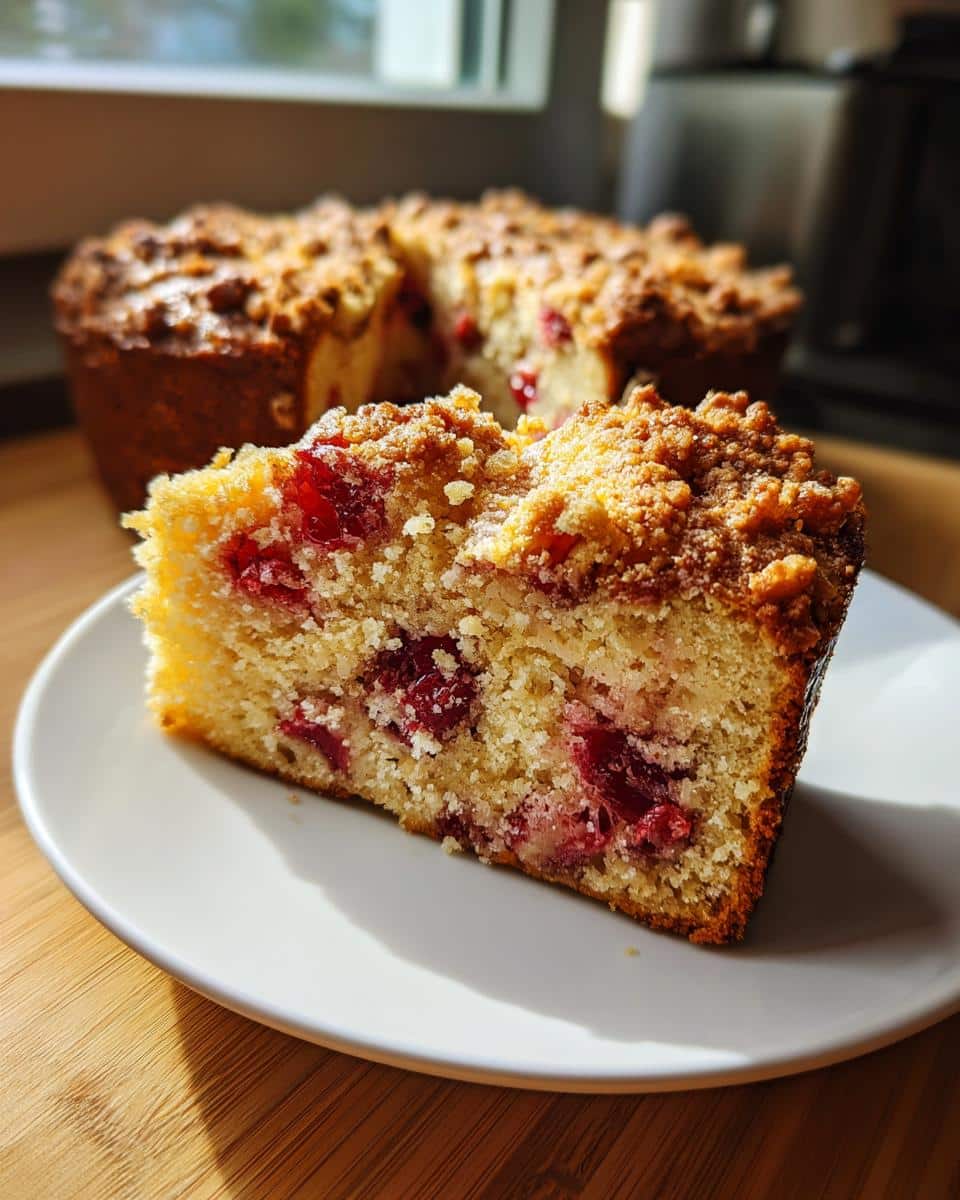 Cherry Almond Coffee Cake - detail 3