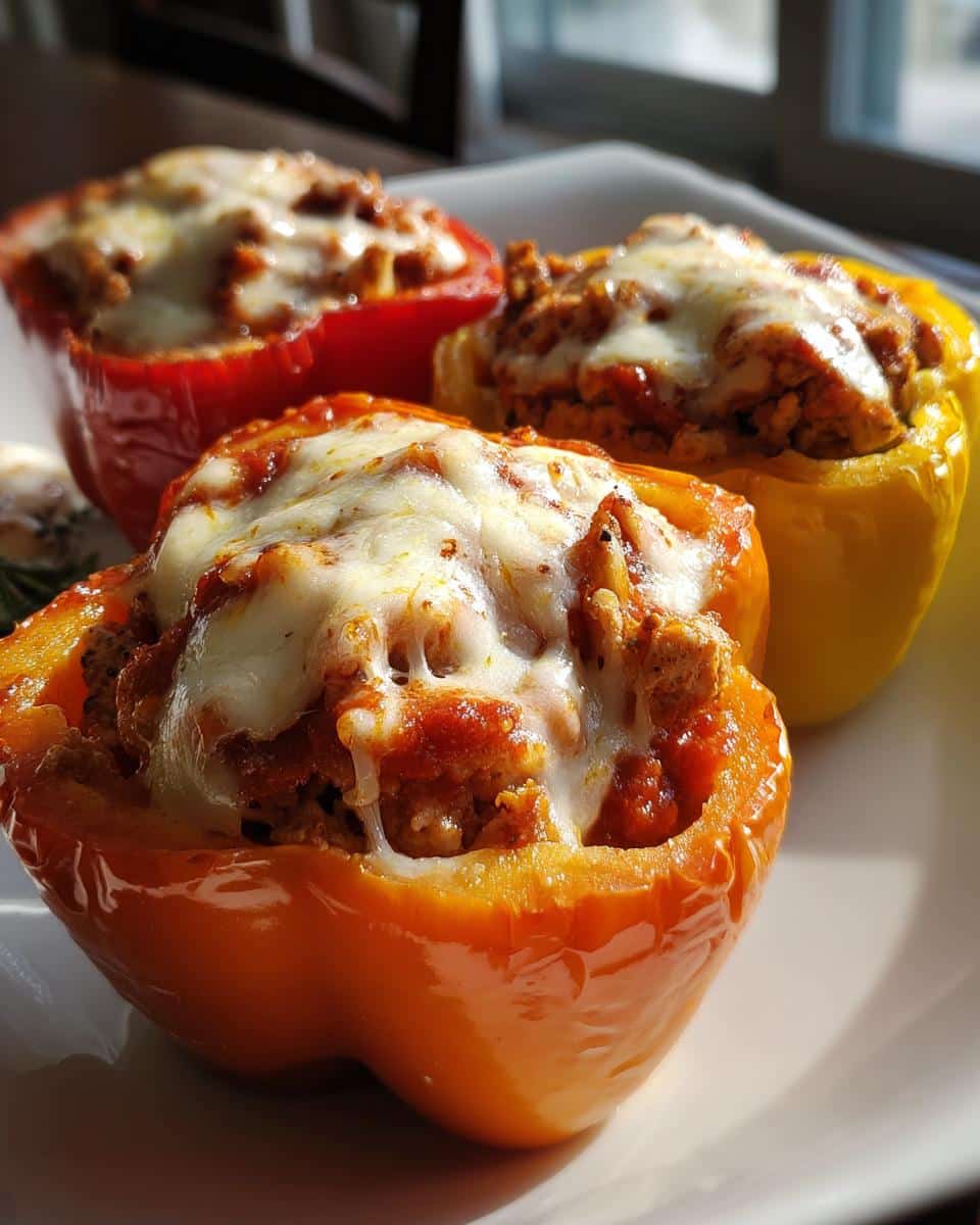 Chicken Parmesan Stuffed Peppers - detail 2