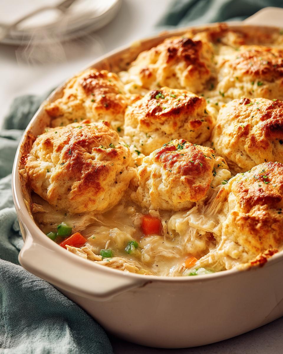 Chicken and Dumpling Casserole - detail 2