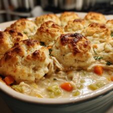 1-Pan Chicken and Dumpling Casserole - Irresistible Comfort Food