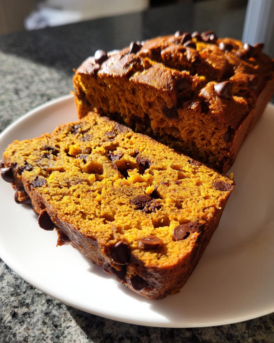 Chocolate Chip Pumpkin Bread - detail 1