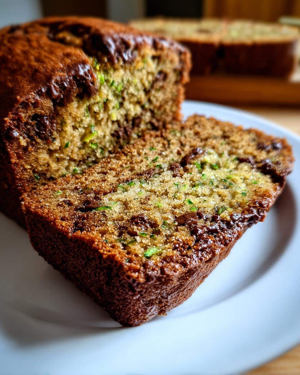 Chocolate Chip Zucchini Bread - detail 2