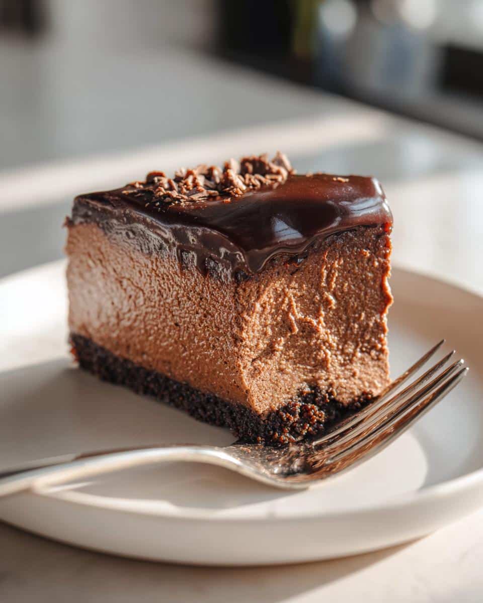 Chocolate-Hazelnut Christmas Cheesecake - detail 3