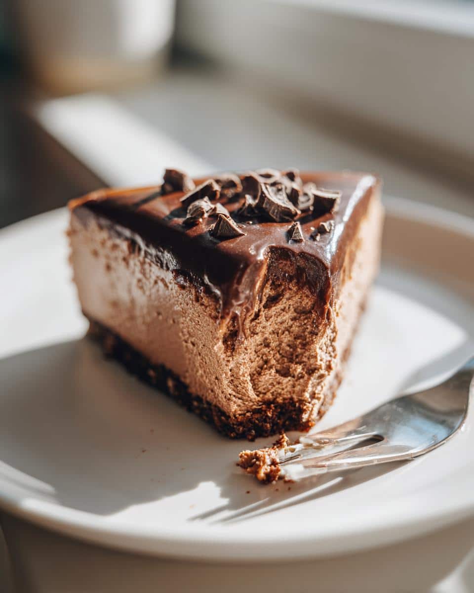 Chocolate-Hazelnut Christmas Cheesecake - detail 4