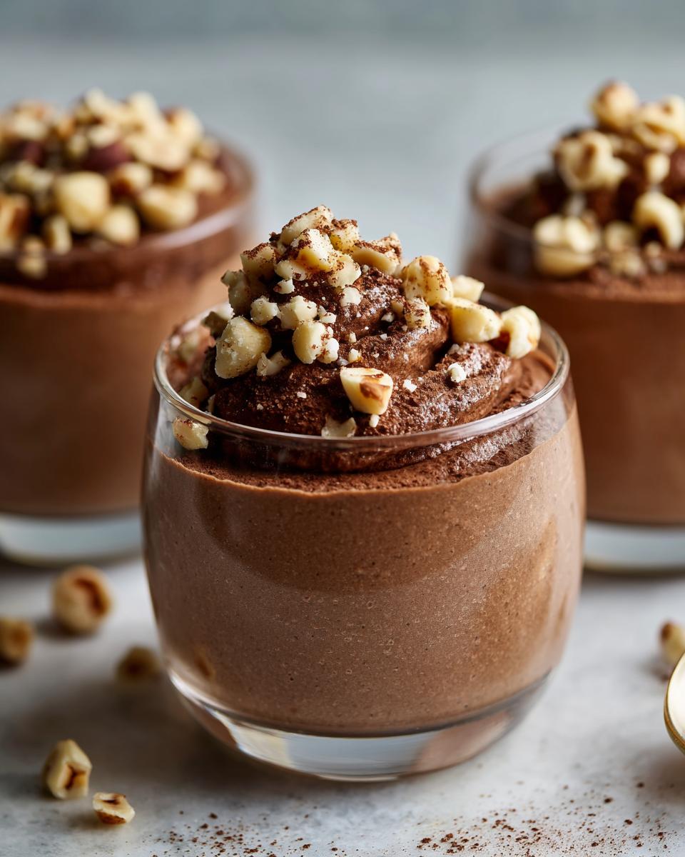 28-Minute Chocolate Hazelnut Mousse Cups Recipe Worth Swooning Over 6 Chocolate Hazelnut Mousse Cups - detail 1