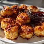 Christmas Almond-Crusted Chicken Bites with Cranberry Glaze 9 Christmas Almond-Crusted Chicken Bites with Cranberry Glaze