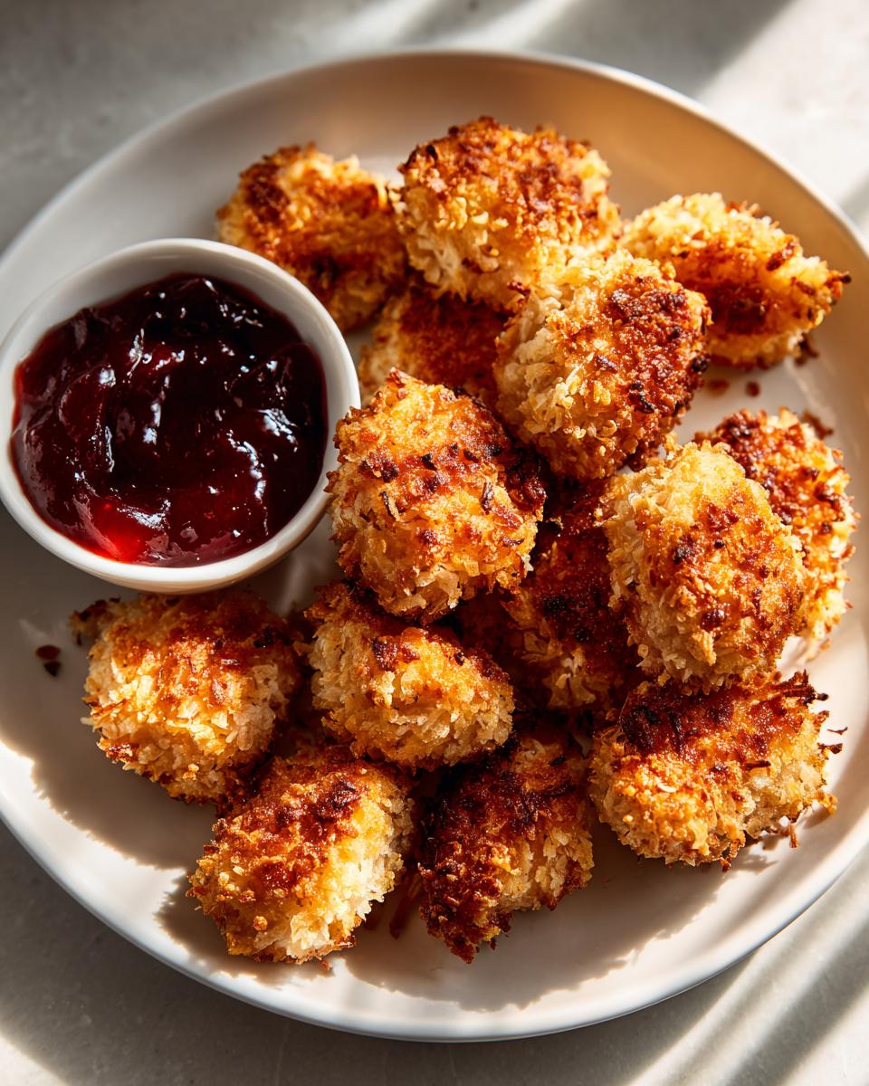 Christmas Almond-Crusted Chicken Bites with Cranberry Glaze 7 Christmas Almond-Crusted Chicken Bites with Cranberry Glaze - detail 2