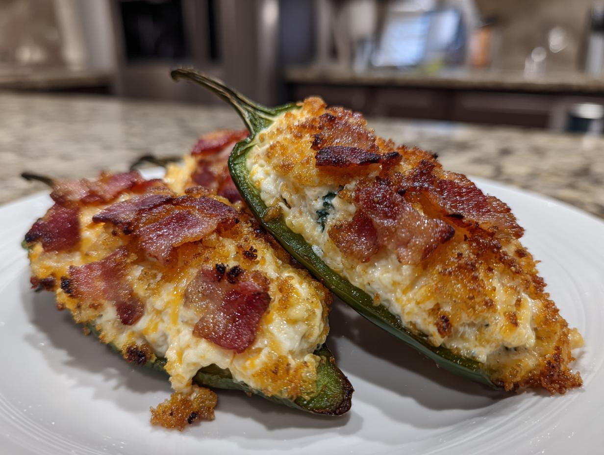 Christmas Cheesy Jalapeño Poppers