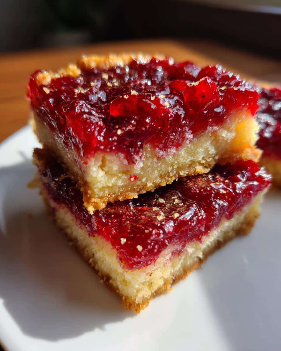 Christmas Cranberry Orange Bars - detail 2