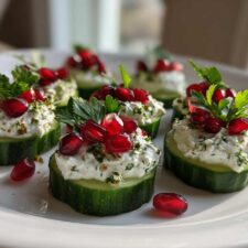 "15-Minute Christmas Cucumber Bites: A Festive Delight You Must Try"