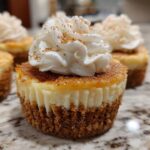 Christmas Eggnog Cheesecake Cupcakes Alcohol-Free
