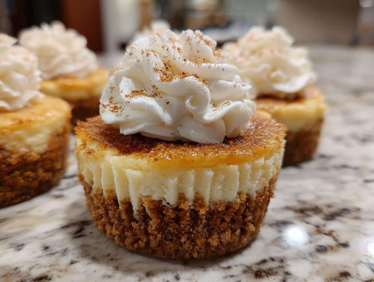 Christmas Eggnog Cheesecake Cupcakes Alcohol-Free