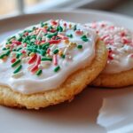 Christmas Frosted Sugar Cookie Ornaments