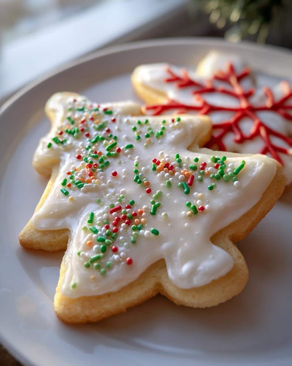 Christmas Frosted Sugar Cookie Ornaments - detail 2