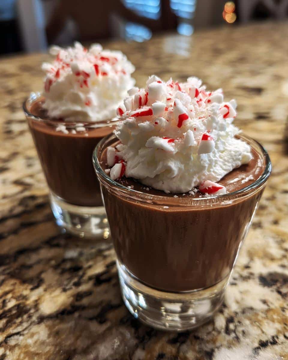 Christmas Hot Cocoa Pudding Shooters Alcohol-Free - detail 1