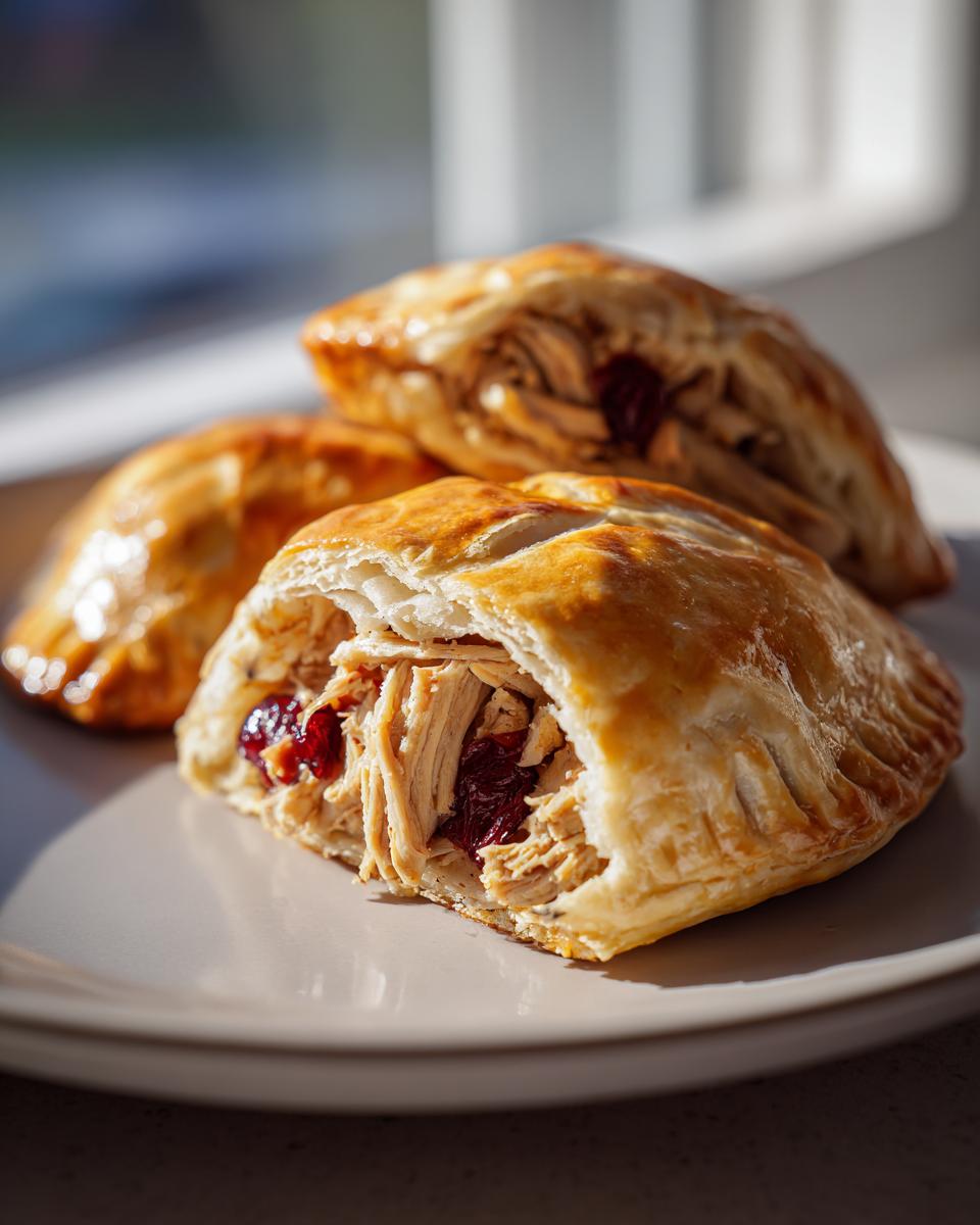 Christmas Mini Turkey & Cranberry Hand Pies - detail 2