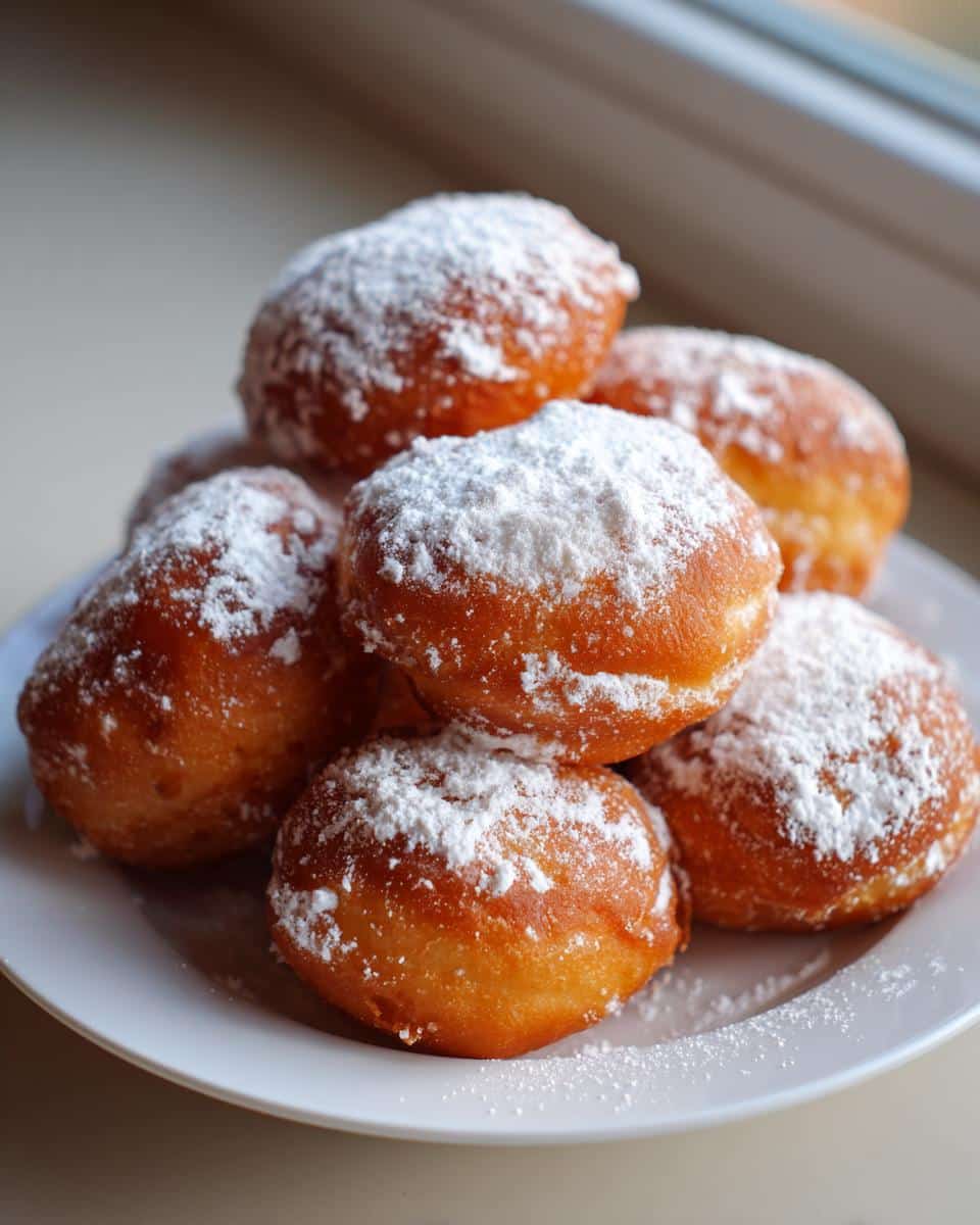 Christmas Mochi Doughnut Snowballs - detail 1