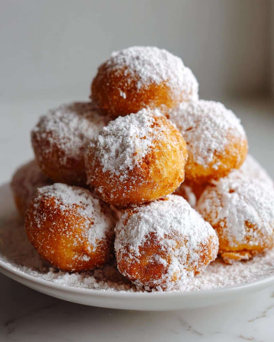 Christmas Mochi Doughnut Snowballs - detail 2