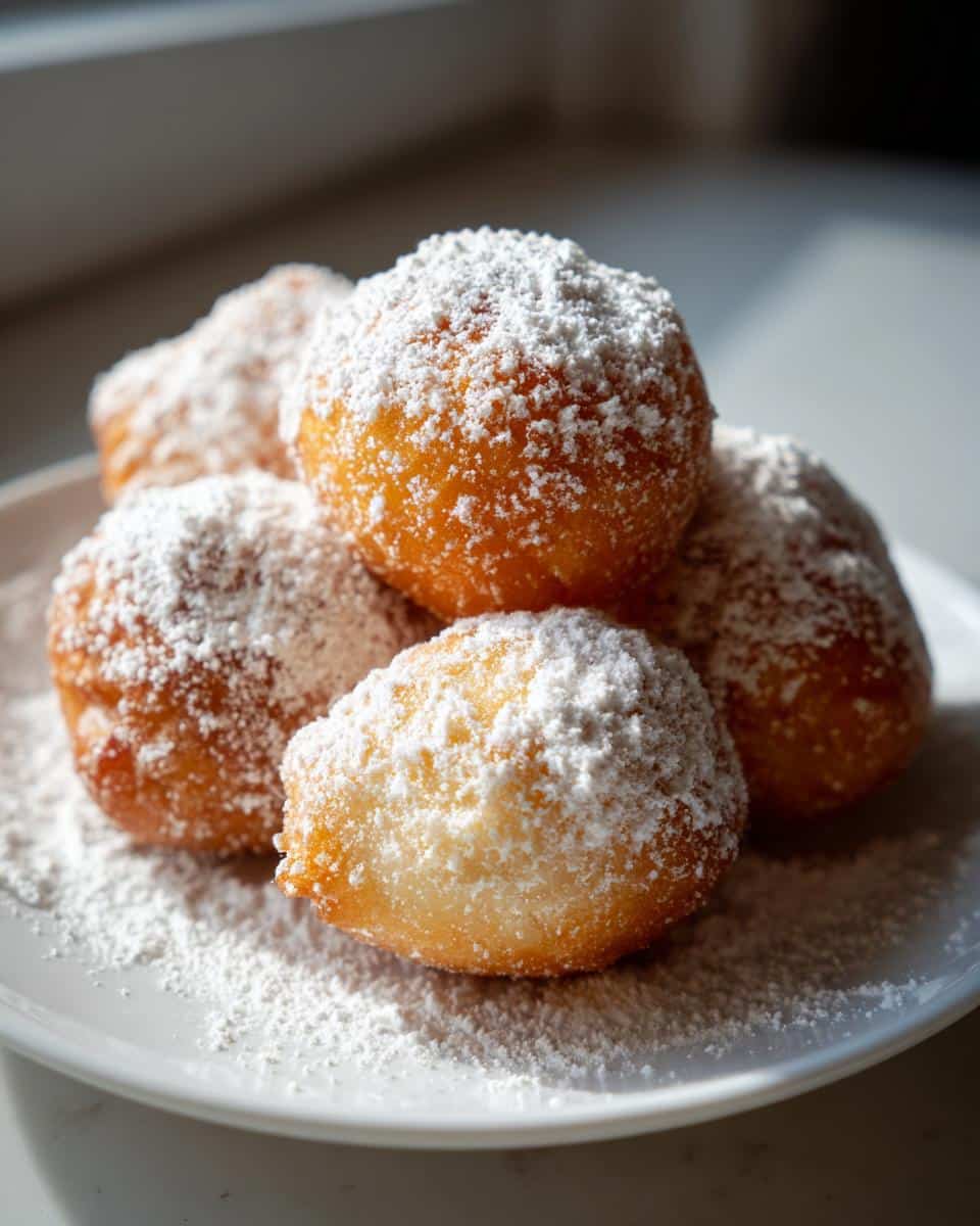 Christmas Mochi Doughnut Snowballs - detail 3