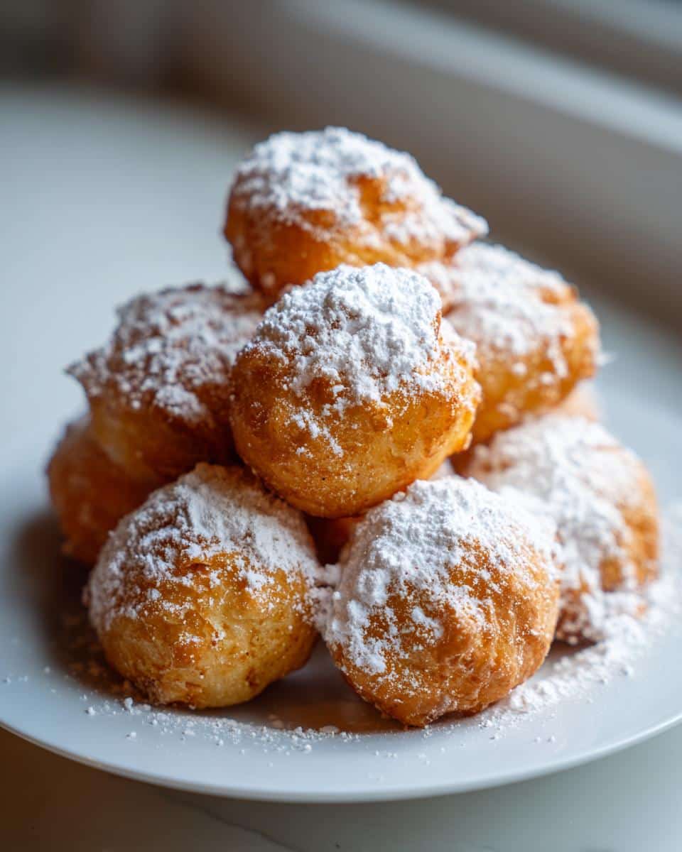 Christmas Mochi Doughnut Snowballs - detail 4