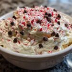 Christmas Peppermint Candy Cane Cheesecake Dip